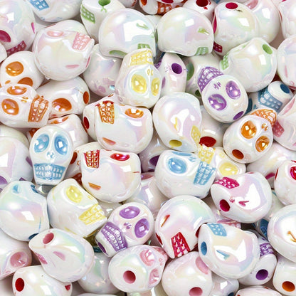 Skull Shaped Acrylic Beads