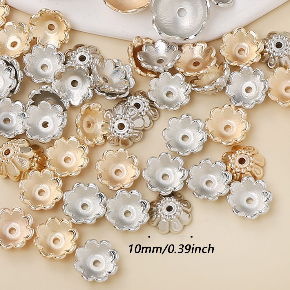 Tulip Pattern Plastic Beads