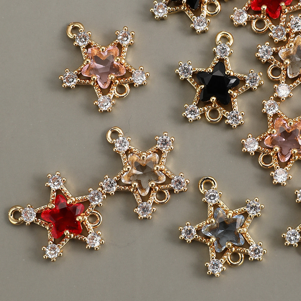 Glass Star Pendants