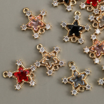 Glass Star Pendants