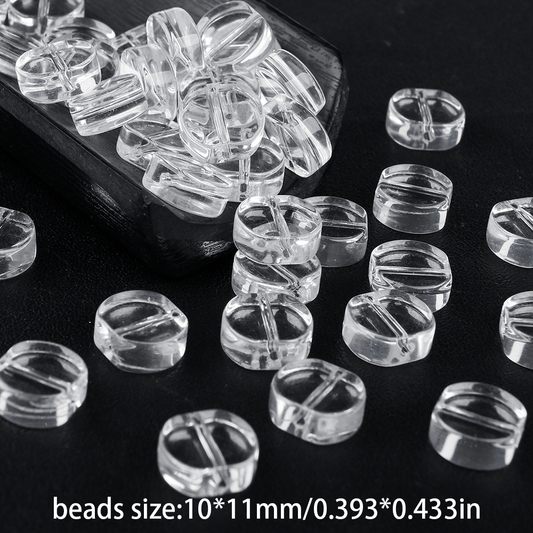 Transparent Crystal Round Beads