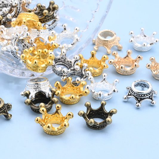 Vintage Alloy Crown Miniature Ornaments