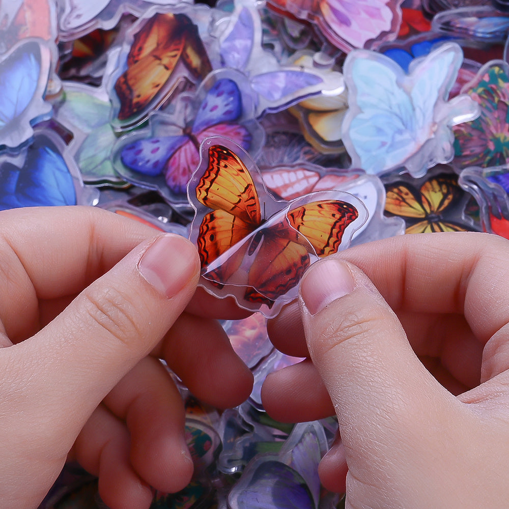 Colorful Butterfly Acrylic Flatback Embellishments