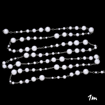 Imitation Pearl Strand Chain