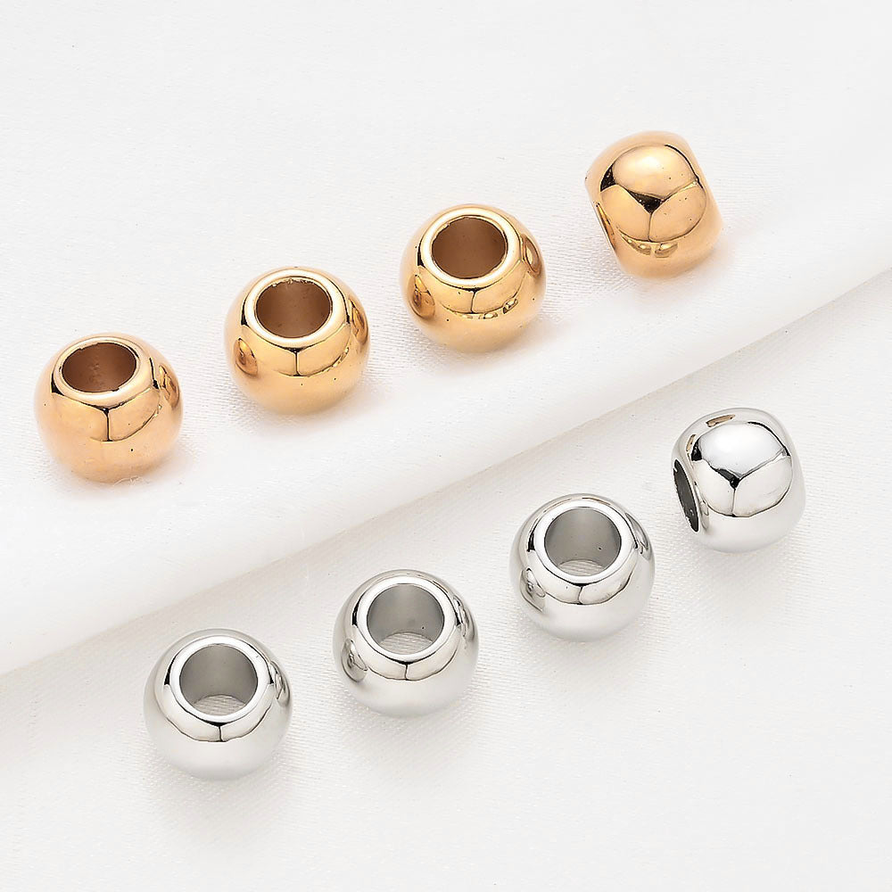 Large Hole CCB Spacer Beads