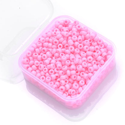 1000PCS 3mm Macaron Multicolor Glass Seed Bead Set