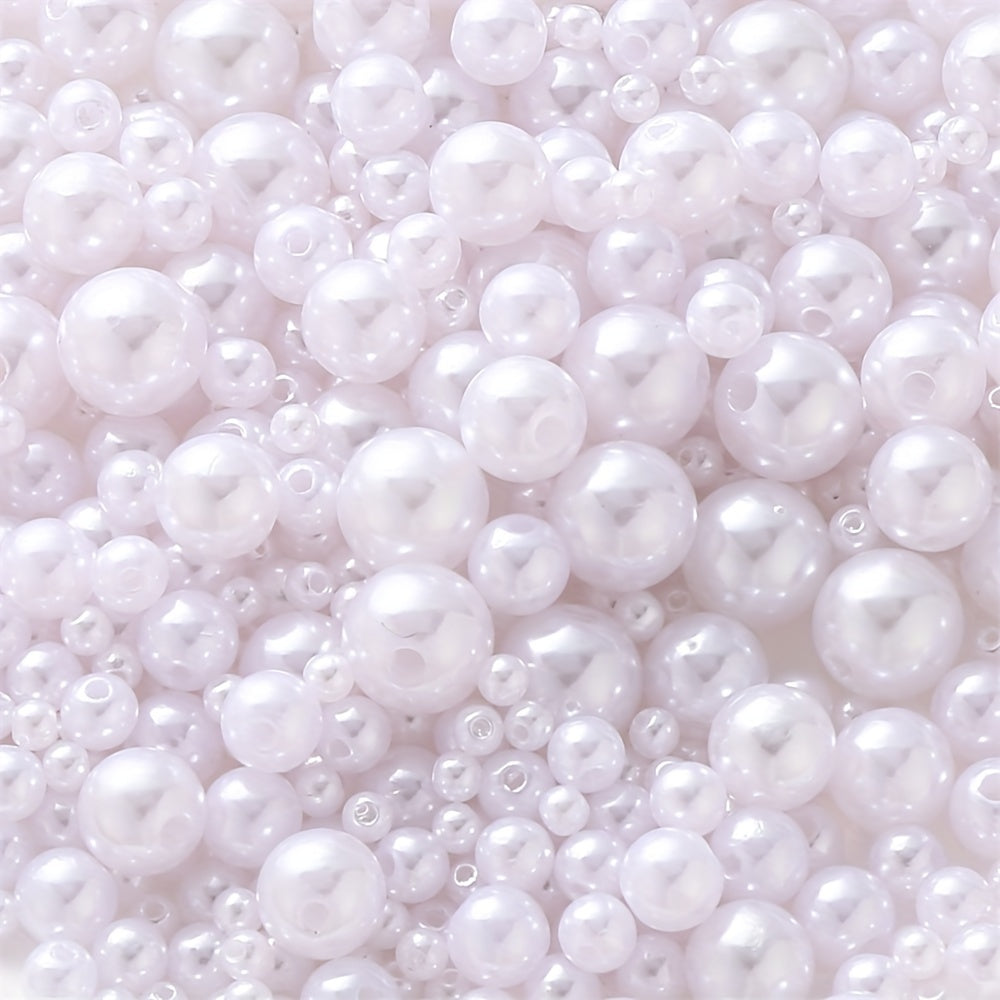 Mixed Size ABS Acrylic Beads Set