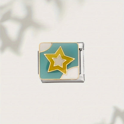 1pc Sun Star Moon Dark Cloud Television Charm Bead