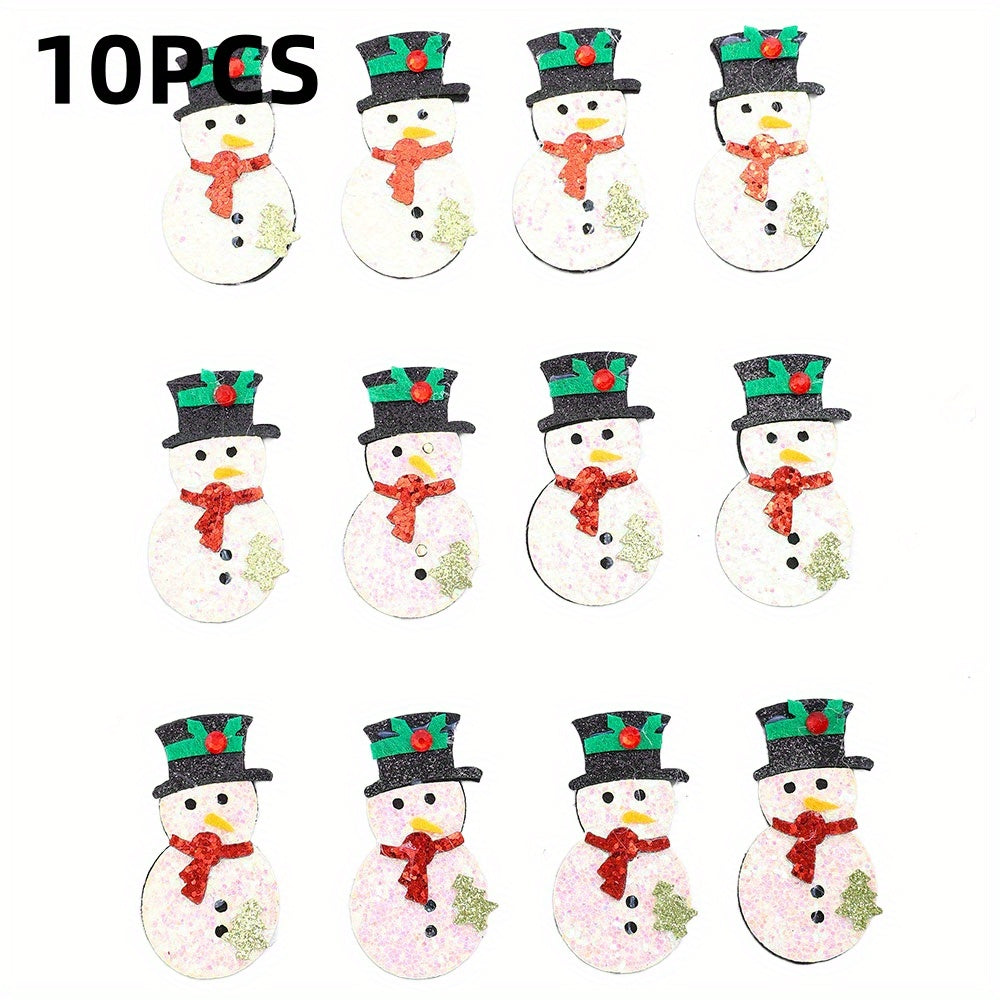 Christmas Glitter Decorative Patches