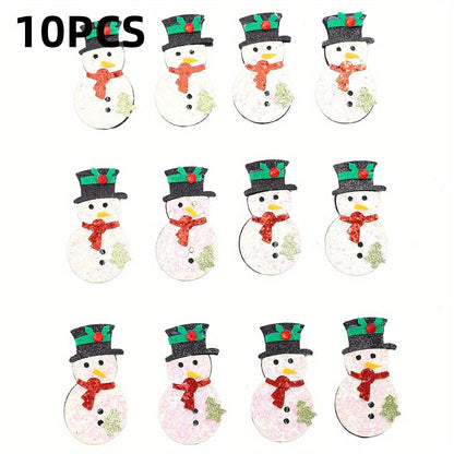 Christmas Glitter Decorative Patches