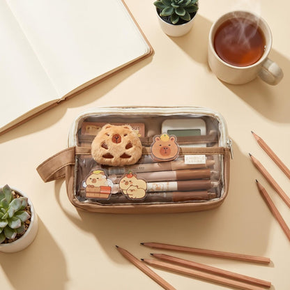Capybara Pencil Case Set