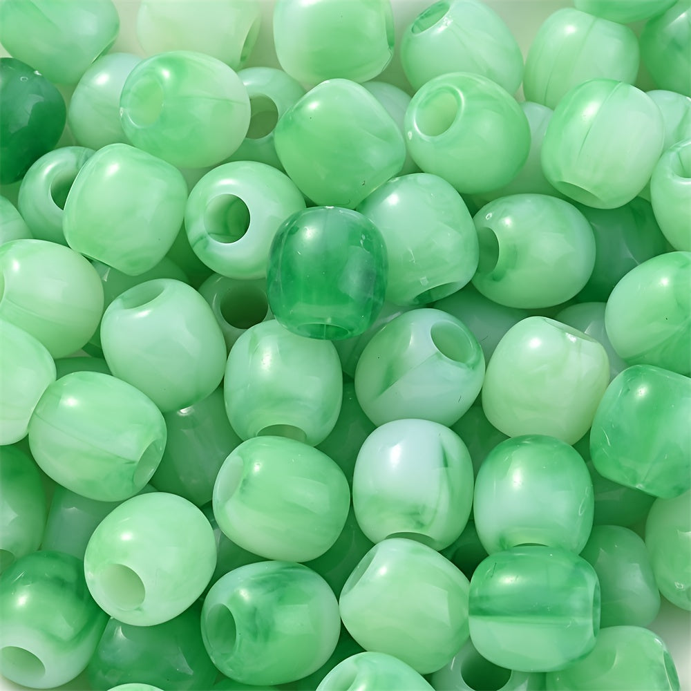 Barrel Acrylic Large Hole Beads