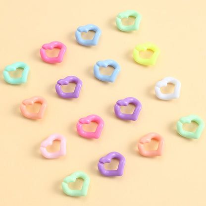 Heart Acrylic Linking Rings