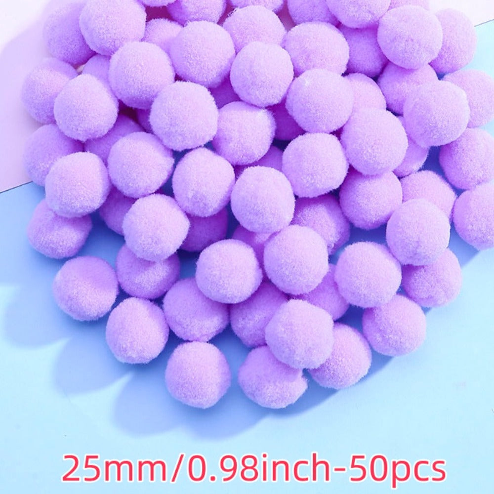 Rainbow Pom Pom Balls