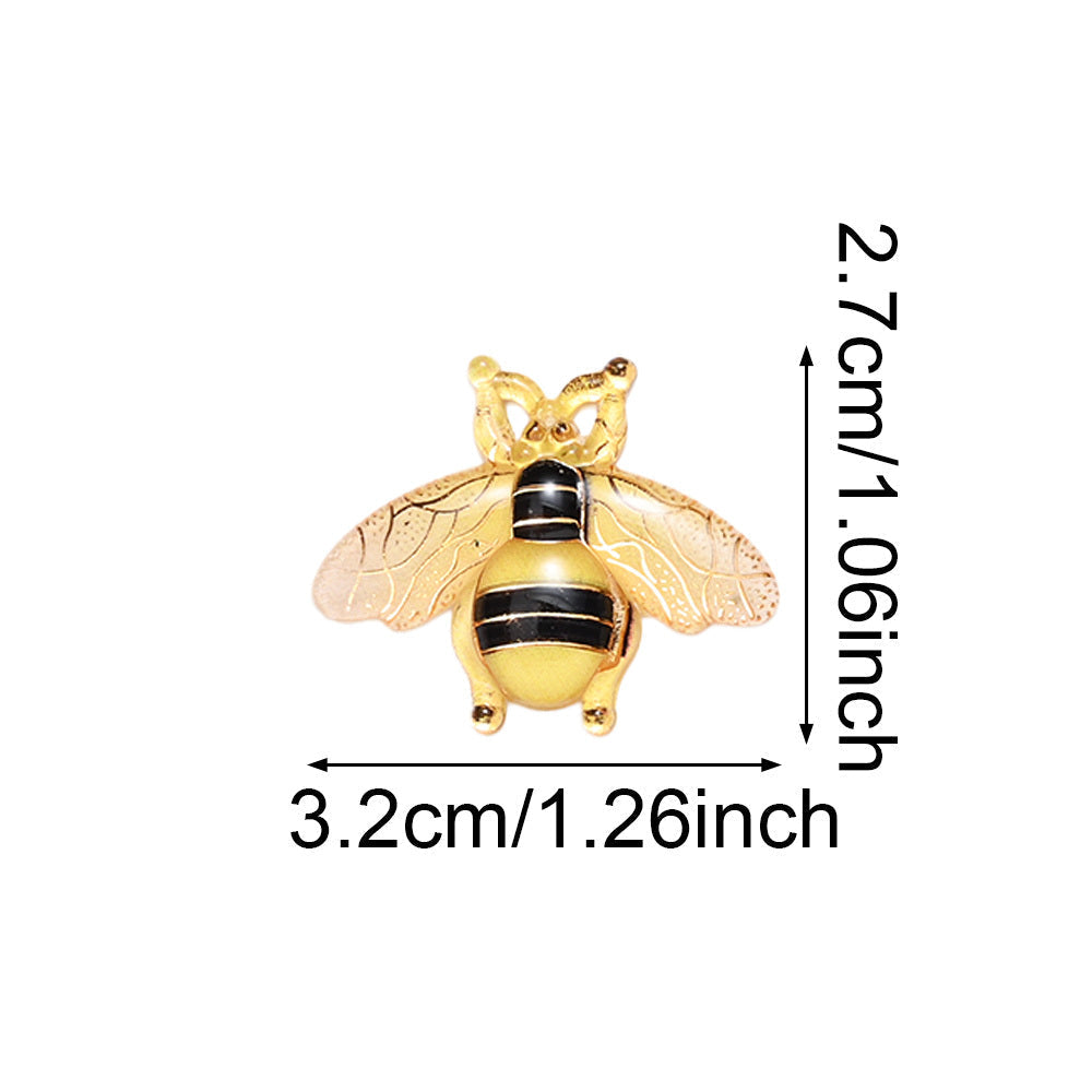 Colorful Acrylic Bee Flatback Rhinestone Charm Pendants