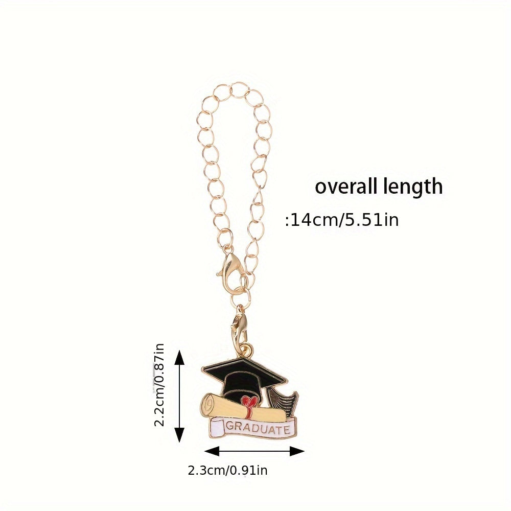 1PC Doctor Hat, Book & Apple Pendant Chain