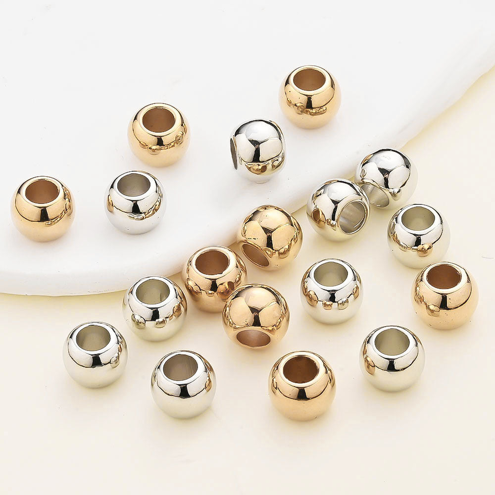 Large Hole CCB Spacer Beads