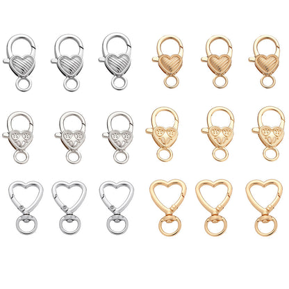 Golden & Silver Keychain Clasp Set
