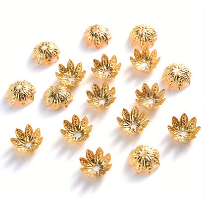 Lotus Metal Bead Caps