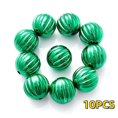 10pcs/set 16mm Christmas Resin Bubble Gum Beads