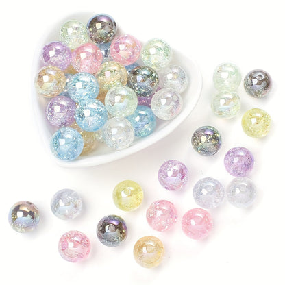 Shiny AB Round Acrylic Beads