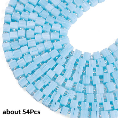 Square Natural Stone Beads