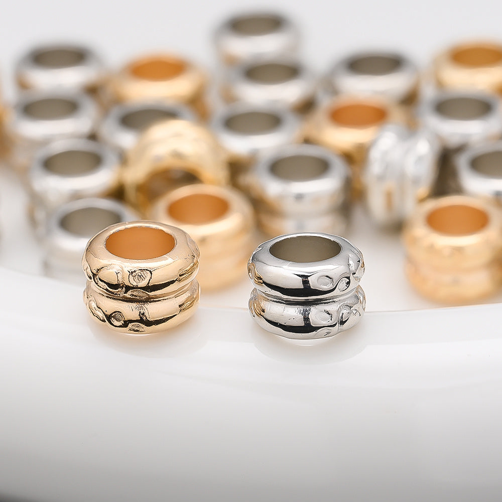 Double Layer Cylinder Spacer Beads