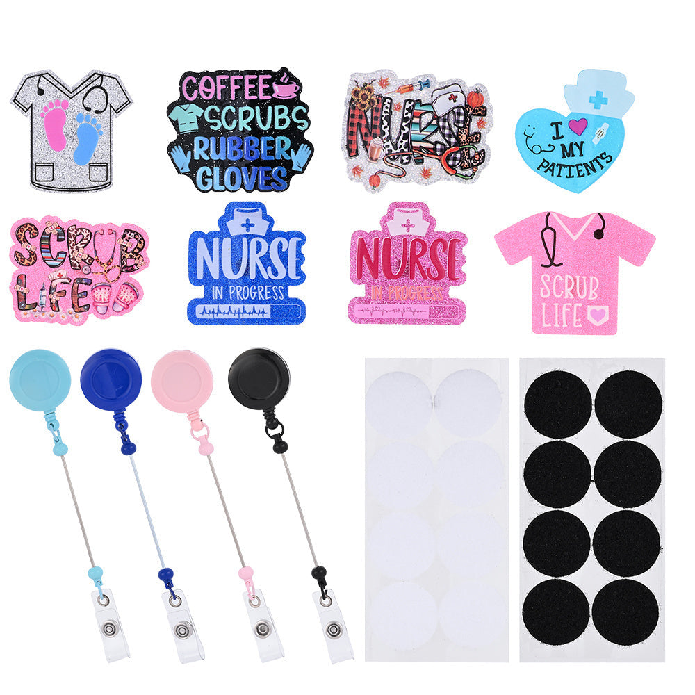 Beadable Badge Reel DIY Kit