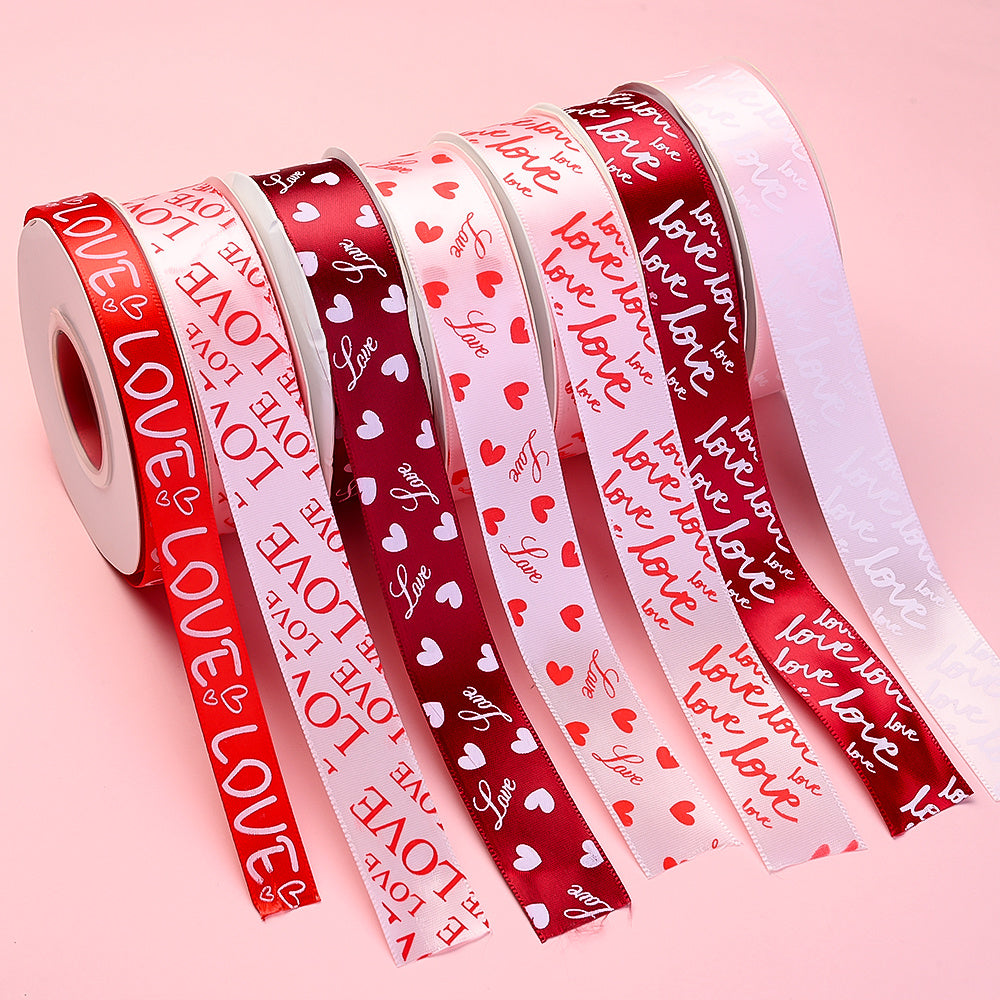 Love Heart Grosgrain Ribbon