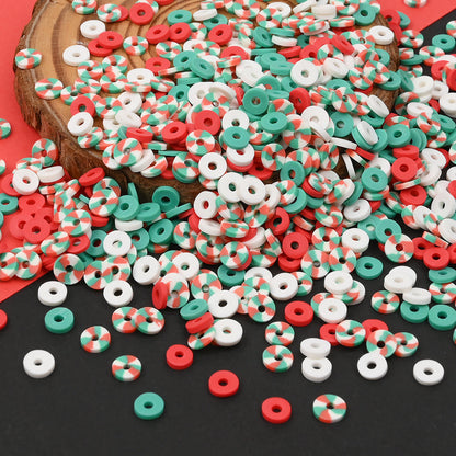 Mixed Color Round Clay Beads