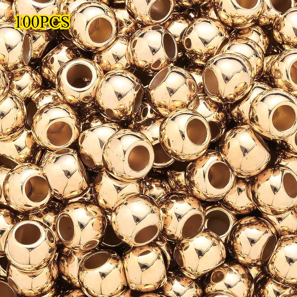 Large Hole CCB Spacer Beads