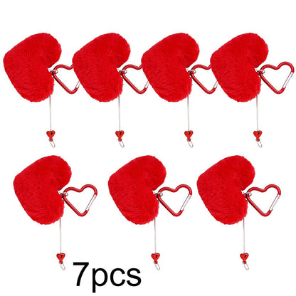 Heart Pom Pom Keychain Making Kit