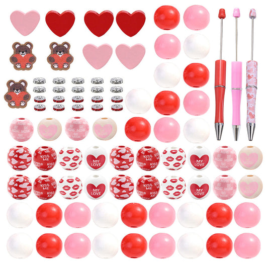 Colorful Wooden Bead DIY Kit