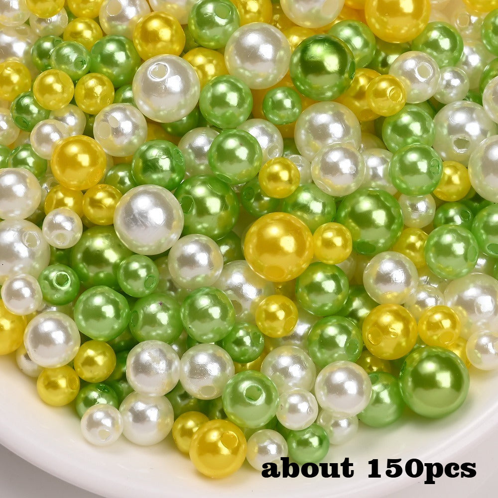 Colorful ABS Imitation Pearl Beads