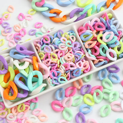 Solid Color Acrylic Chain Clasps