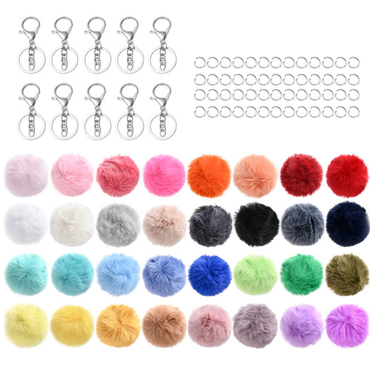 Fur Ball Keychain Making Set