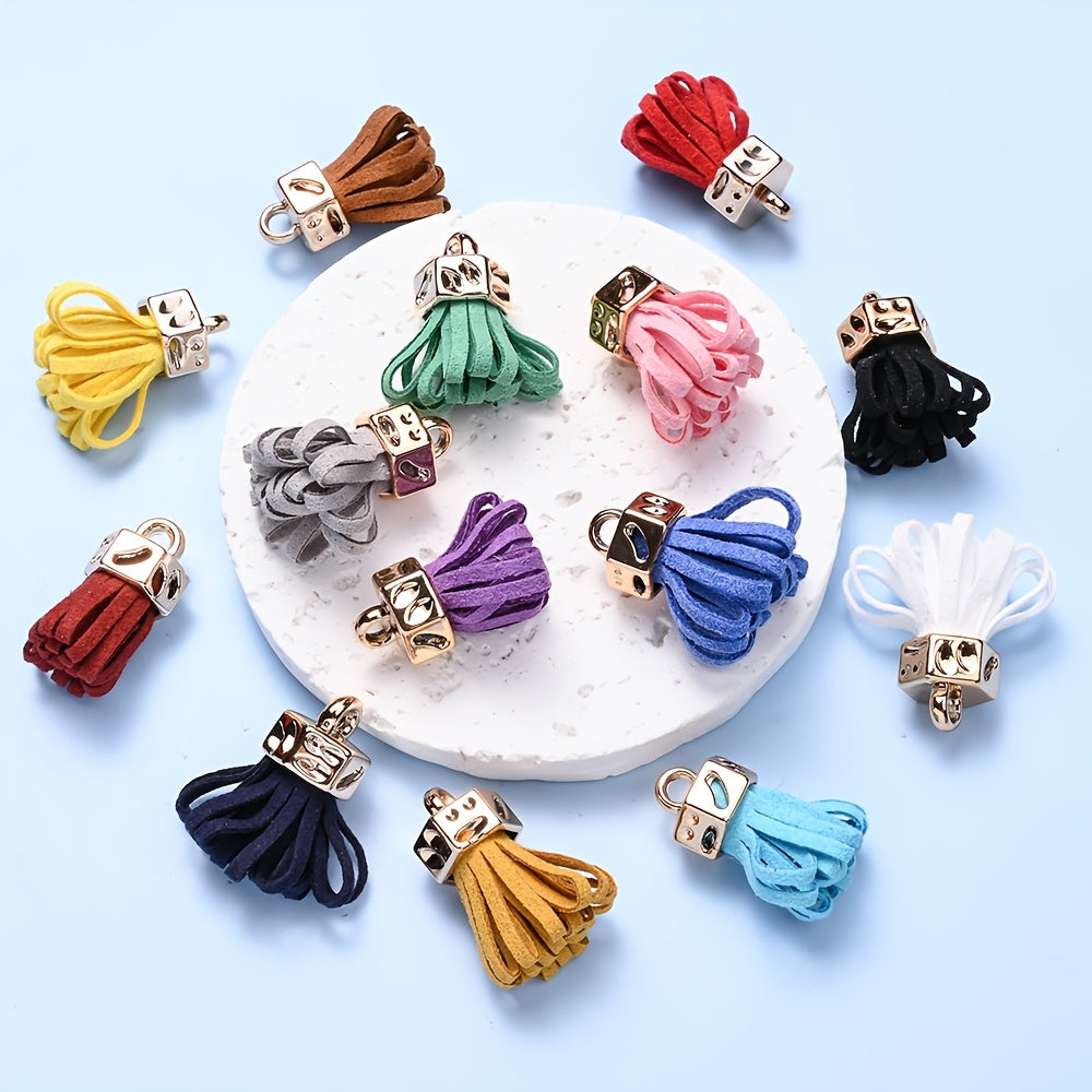 Fashion Mini Colorful Fringe with Golden Cap