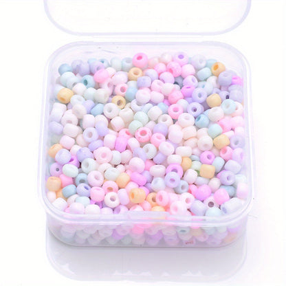 1000PCS 3mm Macaron Multicolor Glass Seed Bead Set