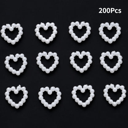Love Acrylic Pearl Beads