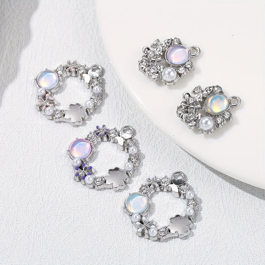 Colorful Star Wreath Pendants