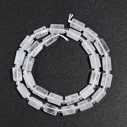 Cylindrical Natural Stone Beads