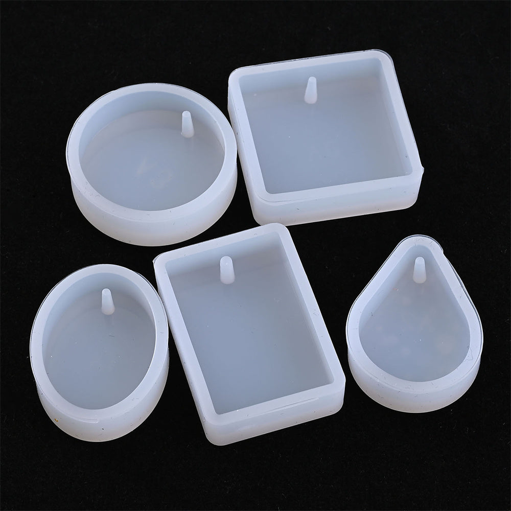 Transparent Silicone Pendant and Keychain Molds