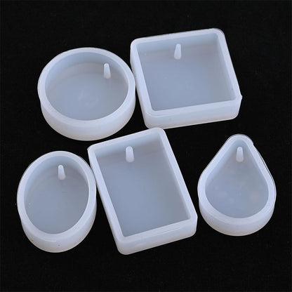 Transparent Silicone Pendant and Keychain Molds