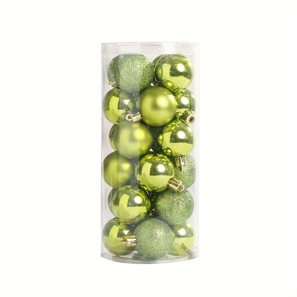 Plastic Christmas Ball Charms