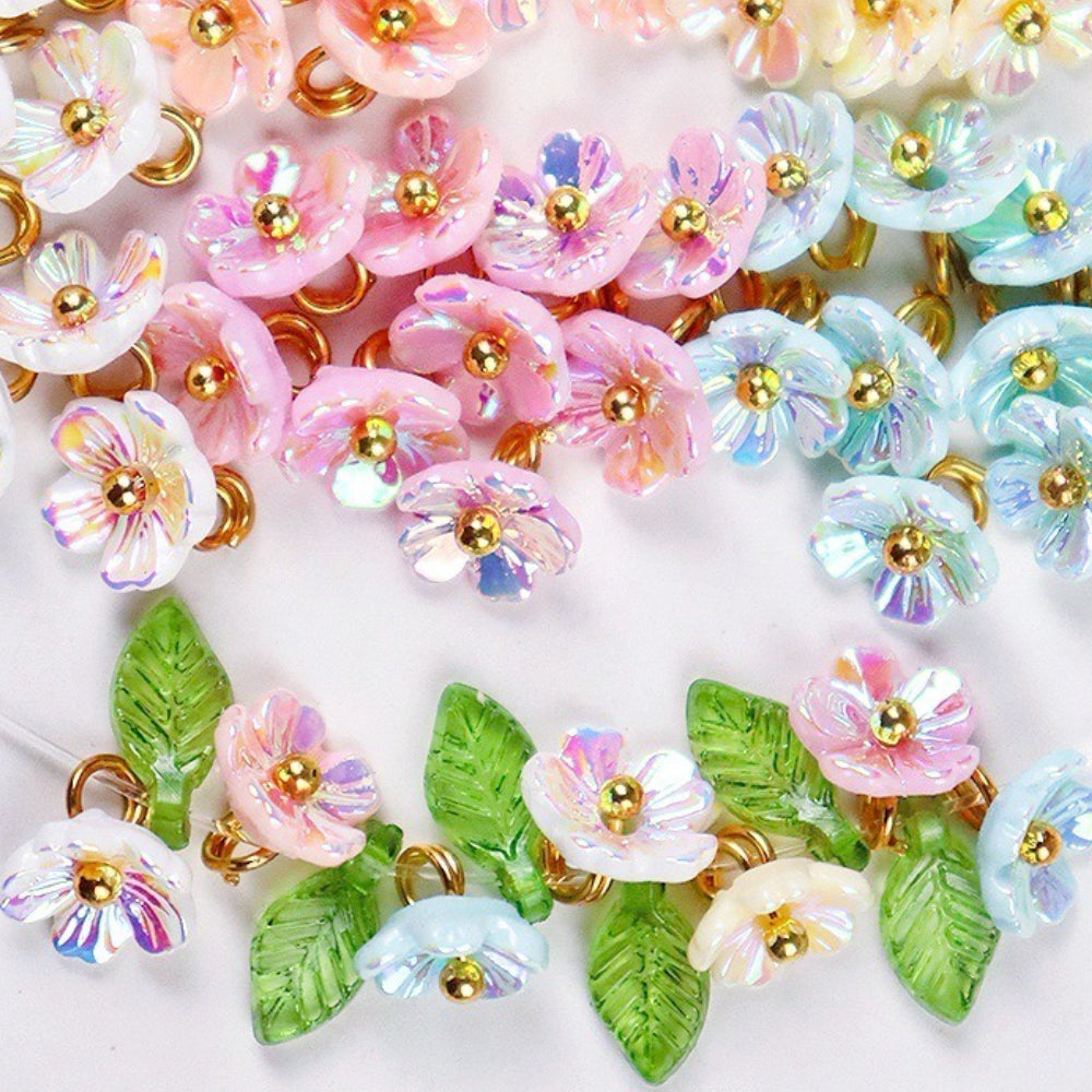 AB Resin Lily of The Valley Charms