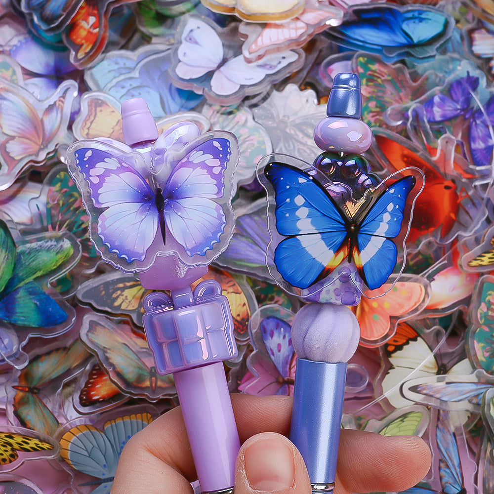 Colorful Butterfly Acrylic Flatback Embellishments