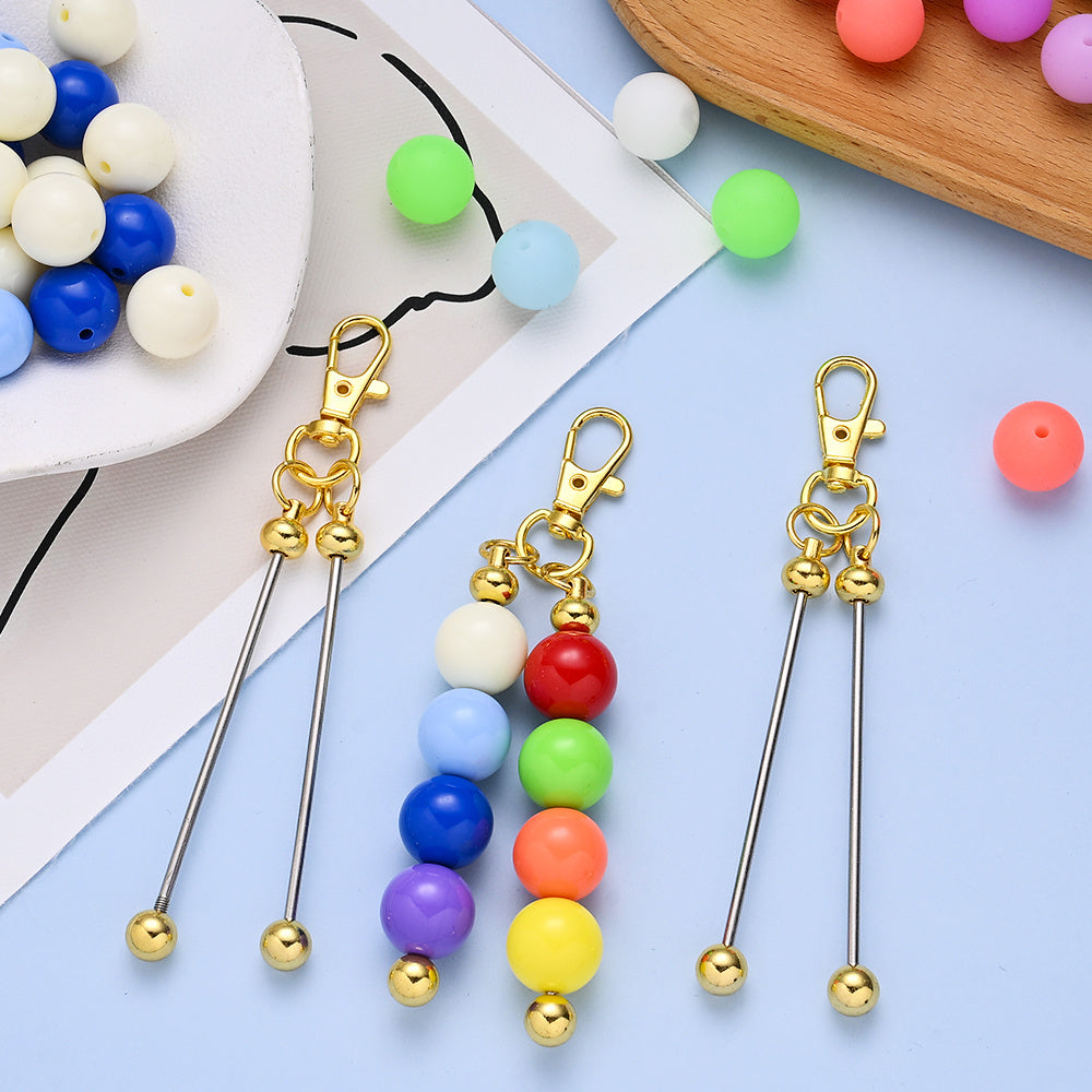 Beaded Keychain Straps with Lobster Clasps