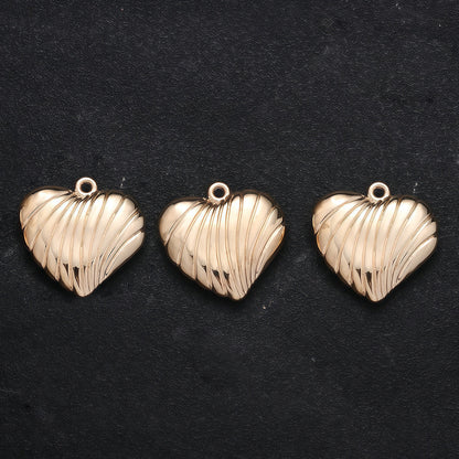 10PCS Gold & Silver CCB Love Pendant Set