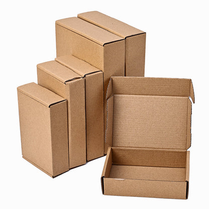 3-Size Corrugated Cardboard Shipping Boxes