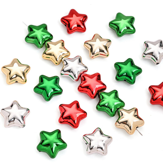 Pentagram Acrylic Beads